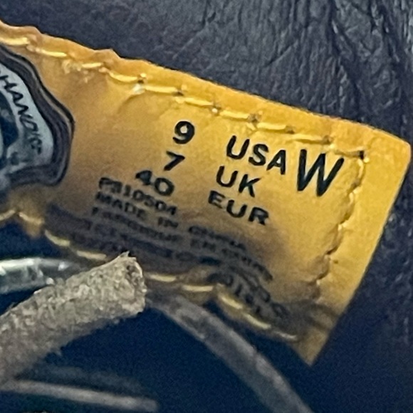 Cat Tally Oxford Dark Brown Pull Leather Low Stacked Heel Dress Shoes 9 Womens - Picture 8 of 8